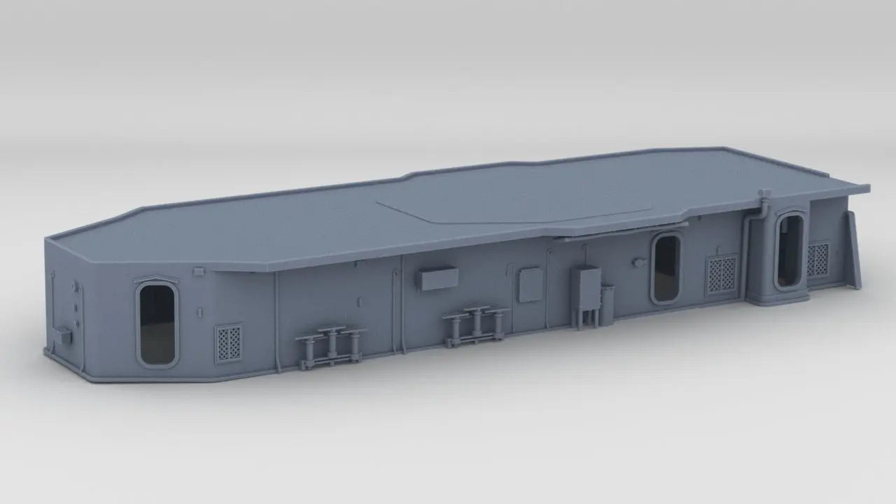 1/72 USS Fletcher Structure Aft Deck 1 3dspro