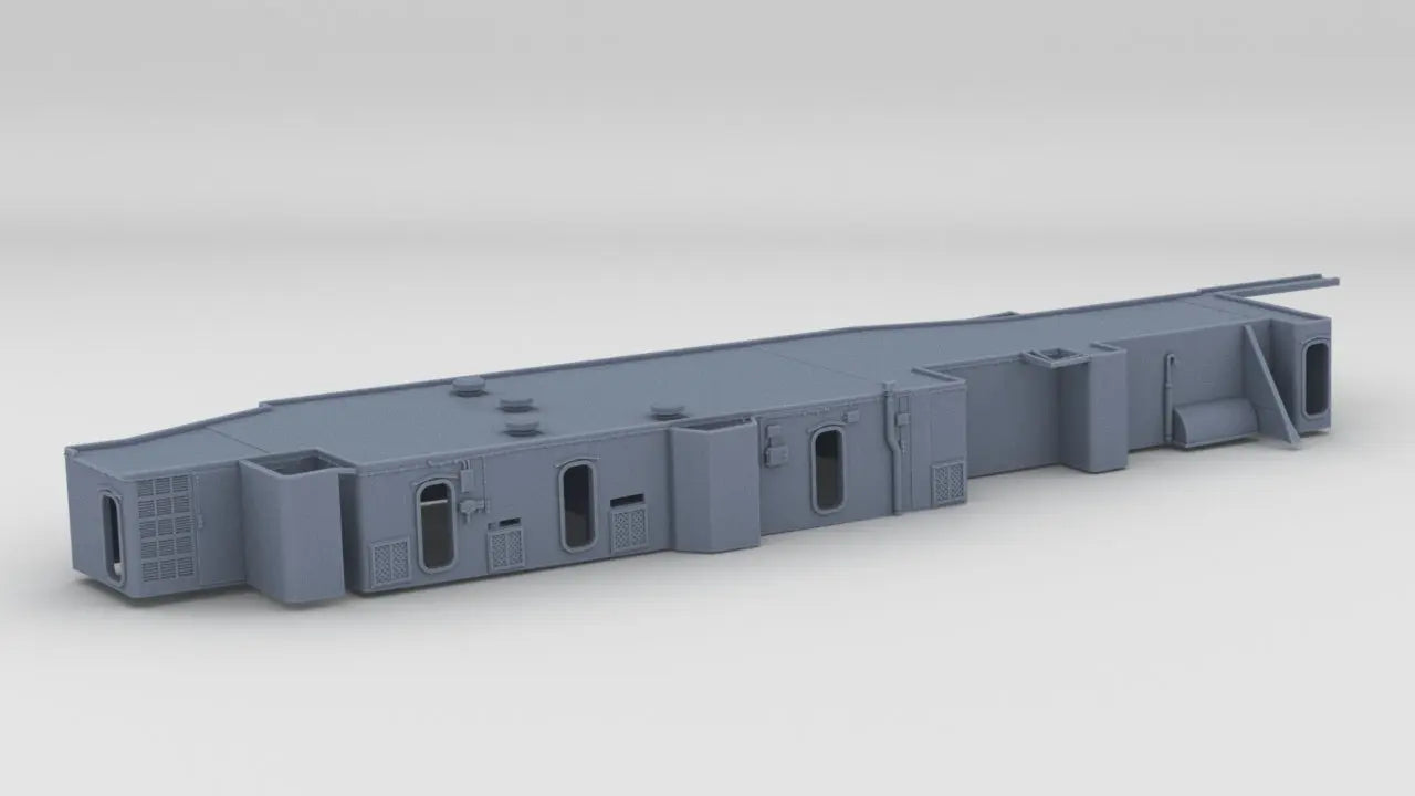 1/72 USS Fletcher Structure Amidships Deck 1 3dspro