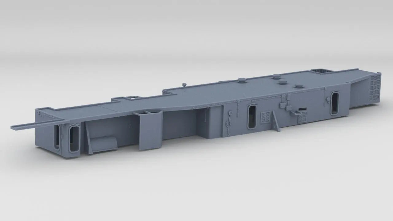 1/72 USS Fletcher Structure Amidships Deck 1 3dspro