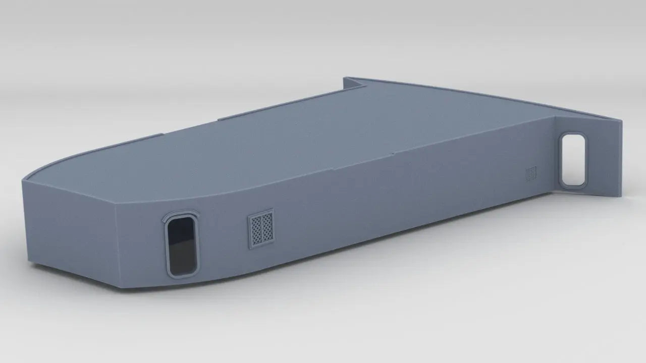 1/72 USS Fletcher Structure Forward Deck 1 3dspro