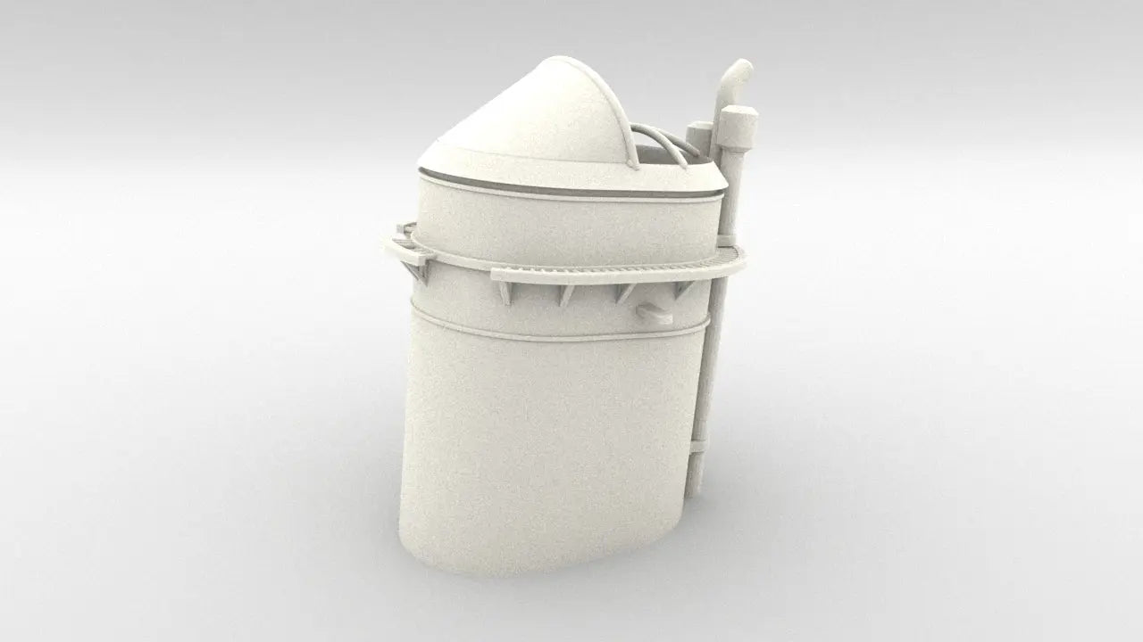 1/72 USS Indianapolis (CA-35) Aft Funnel 3dspro
