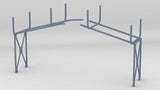 1/72 USS Kidd (DD-661) Aft Deck 1 Life Raft Mounts Set