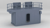 1/72 USS Kidd (DD-661) Amidships Deck 1 Deckhouse