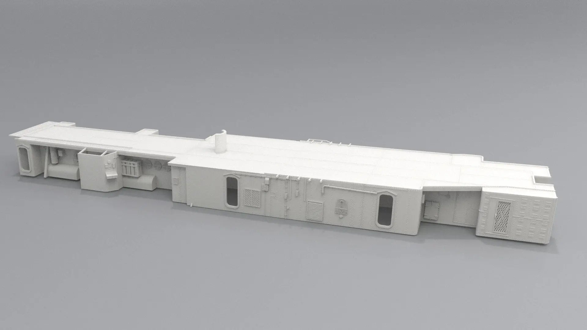 1/72 USS Kidd (DD-661) Amidships Deck 1 (Part 1) - distefan 3d print