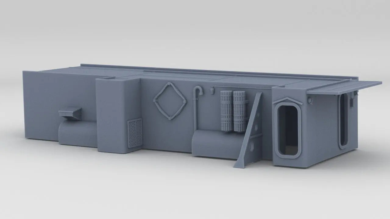 1/72 USS Kidd (DD-661) Amidships Deck 1 (Part 1) Protosoon