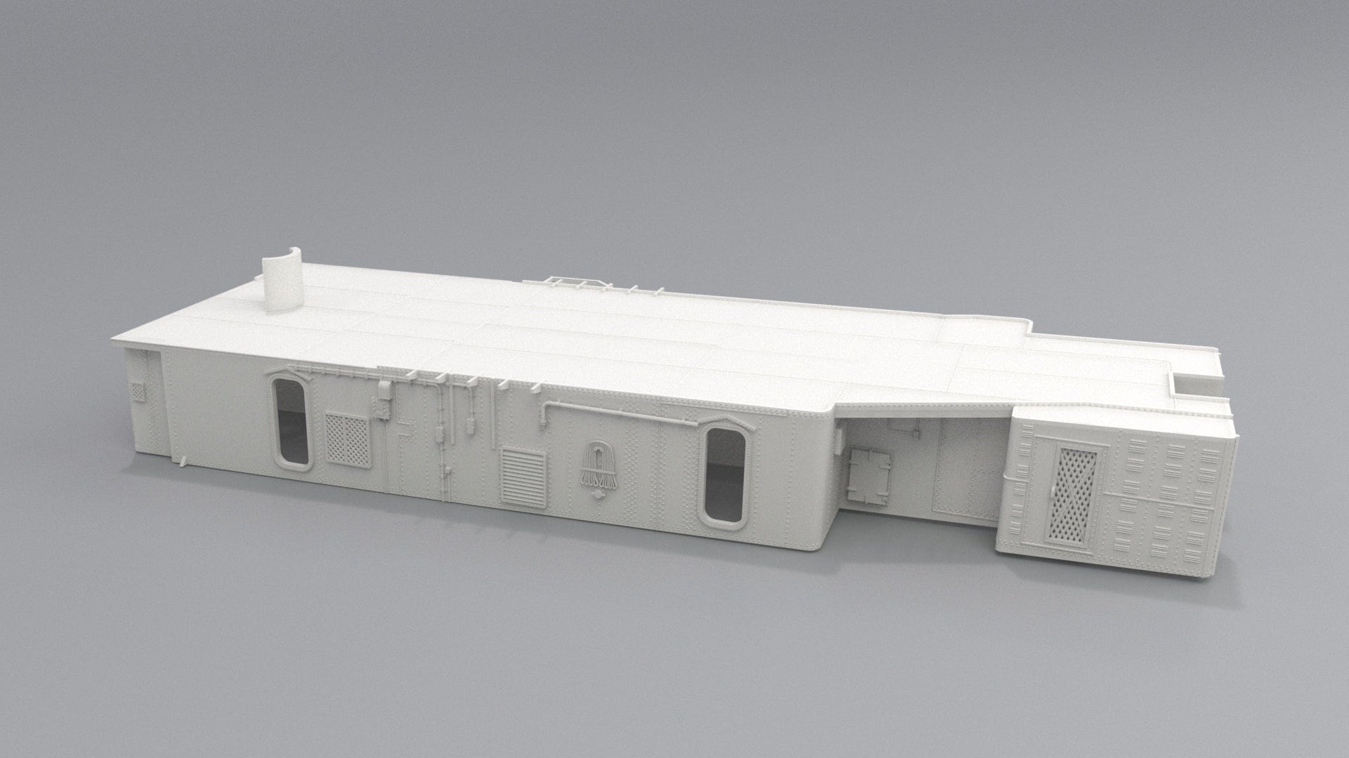 1/72 USS Kidd (DD-661) Amidships Deck 1 (Part 2) - distefan 3d print