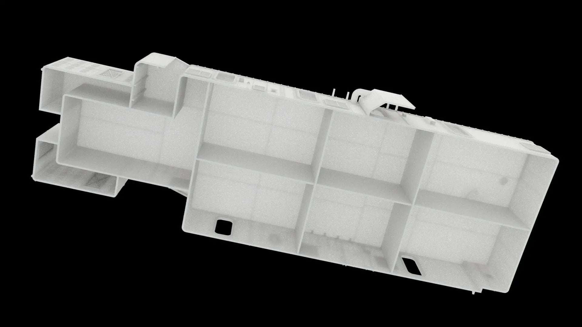 1/72 USS Kidd (DD-661) Amidships Deck 1 (Part 2) - distefan 3d print