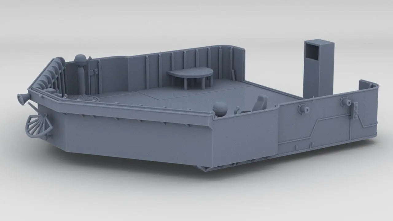 1/72 USS Kidd (DD-661) Forward Bridge (Upper Section) 3dspro