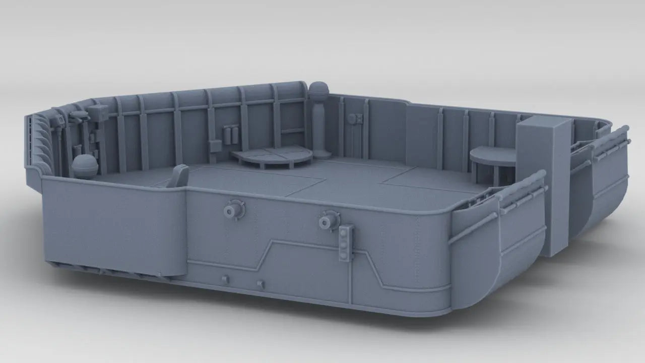 1/72 USS Kidd (DD-661) Forward Bridge (Upper Section) v2 3dspro