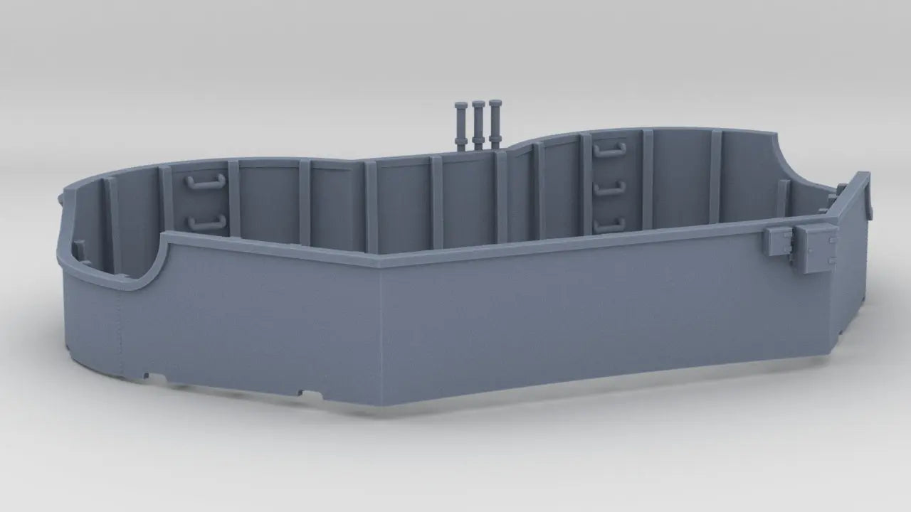 1/72 USS Kidd (DD-661) Stern 20mm Tub 3dspro