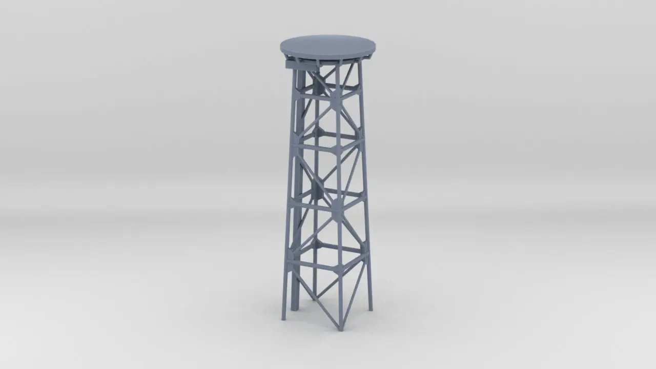 1/72 USS Oliver Hazard Perry SPS49 Platform - distefan 3d print