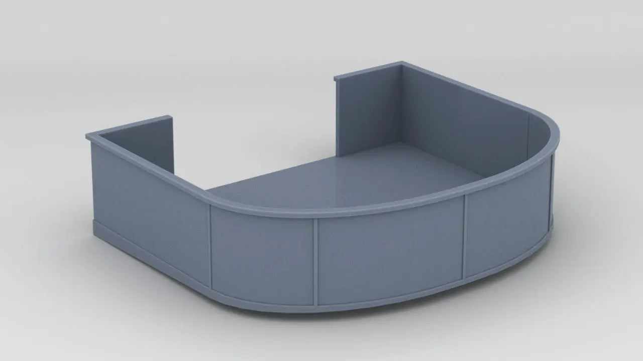 1/72 USS Saucy PG-65 Aft 3-inch Gun Tub - distefan 3d print