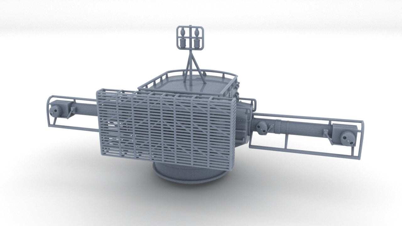 1/72 DKM 10.5m Rangefinder w. FuMO 23 Radar (Forward) Resin3Dinteractive