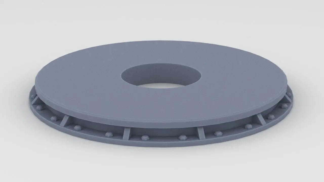 1/72 DKM 15cm TK C-36 1936A Mob Single Turret Barbette - distefan 3d print