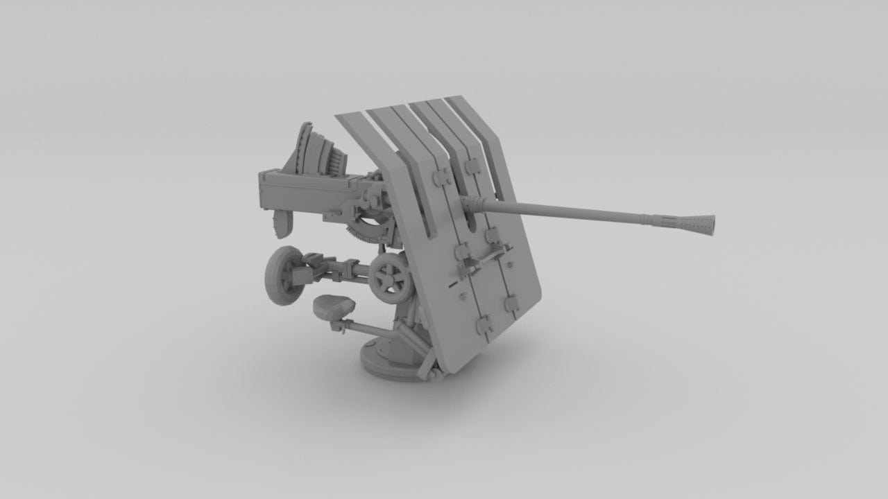 1/72 DKM 3.7cm Flak M42 on LM42U Twin Mount - distefan 3d print