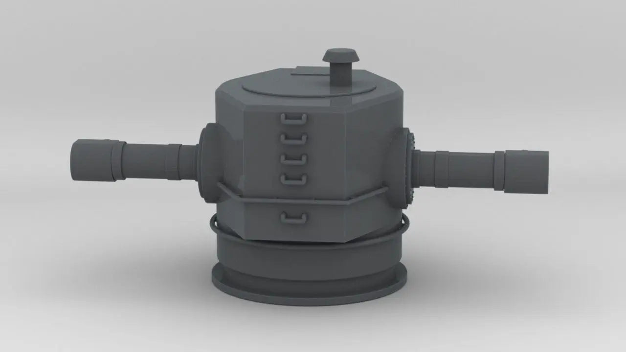 1/72 DKM Bismarck 7m Rangefinder (Forward) - distefan 3d print