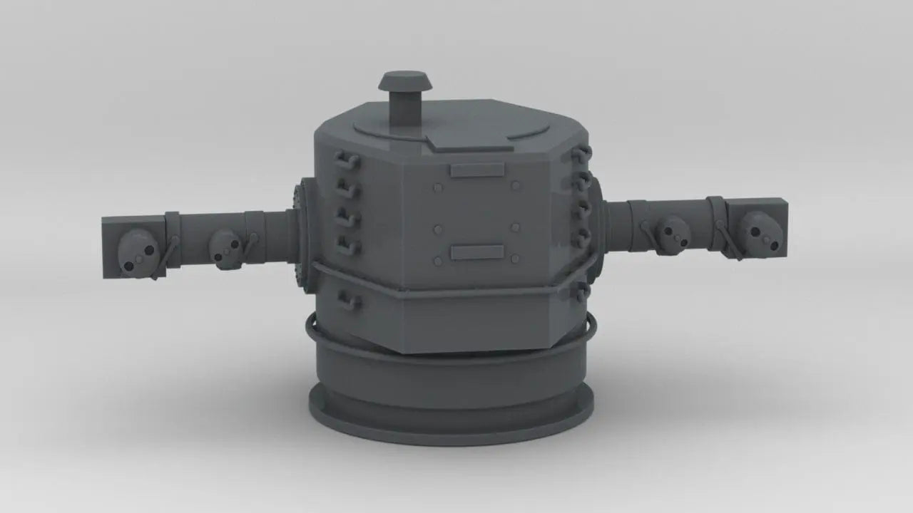 1/72 DKM Bismarck 7m Rangefinder (Forward) - distefan 3d print