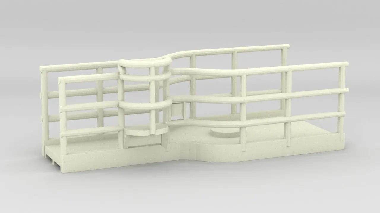 1/72 DKM Bismarck Admiral's Bridge Foremast Platform - distefan 3d print
