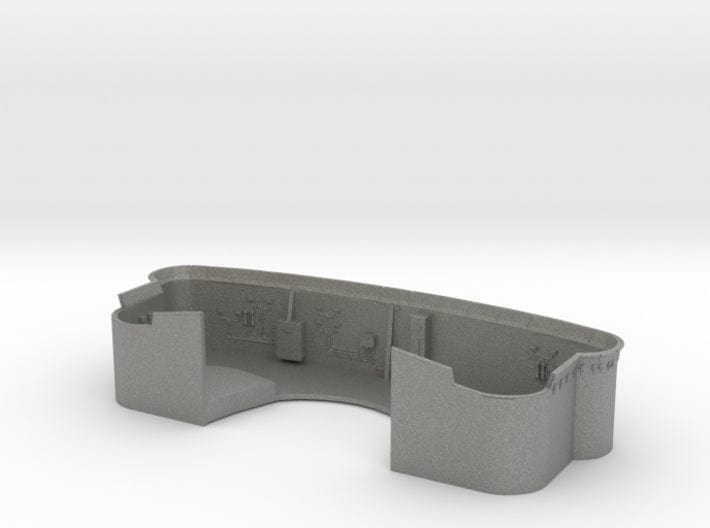 1/72 DKM Bismarck aft 10.5m rangefinder shield - distefan 3d print