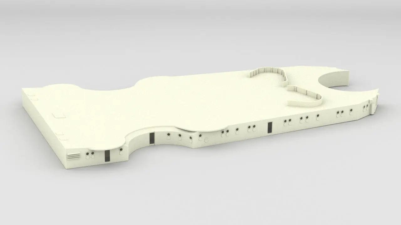 1/72 DKM Bismarck Aft Deck 1 - distefan 3d print
