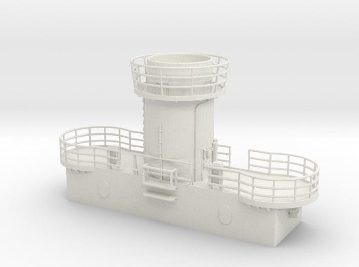 1/72 Bismarck Aft Searchlight Platform - distefan 3d print