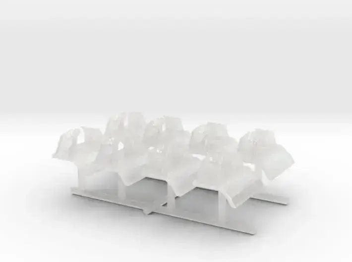 1/72 DKM Bismarck Chock Set - distefan 3d print