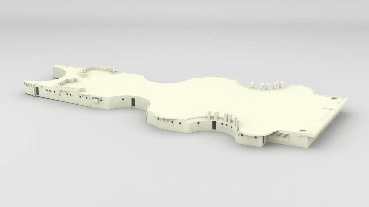 1/72 DKM Bismarck Forward Deck 1 - distefan 3d print