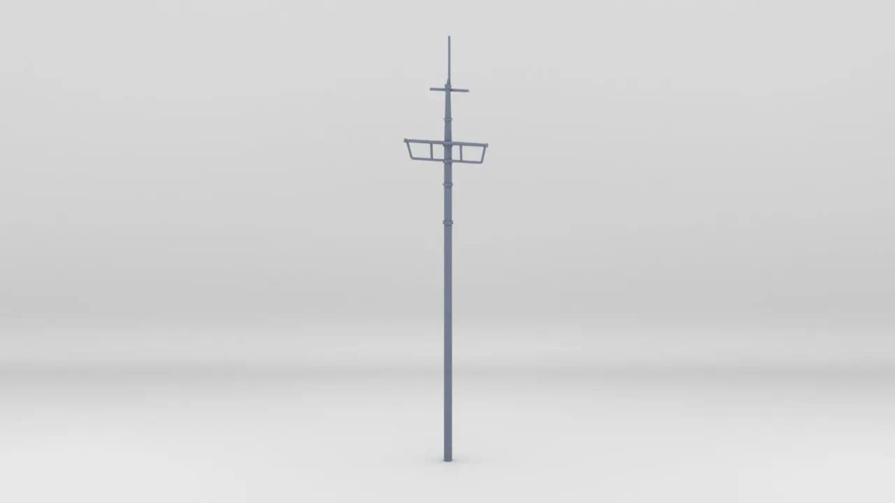 1/72 DKM Bismarck Forward Mast - distefan 3d print