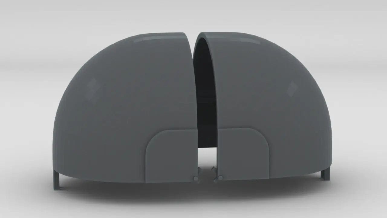 1/72 DKM Bismarck Funnel Side Searchlight Caps Set - distefan 3d print