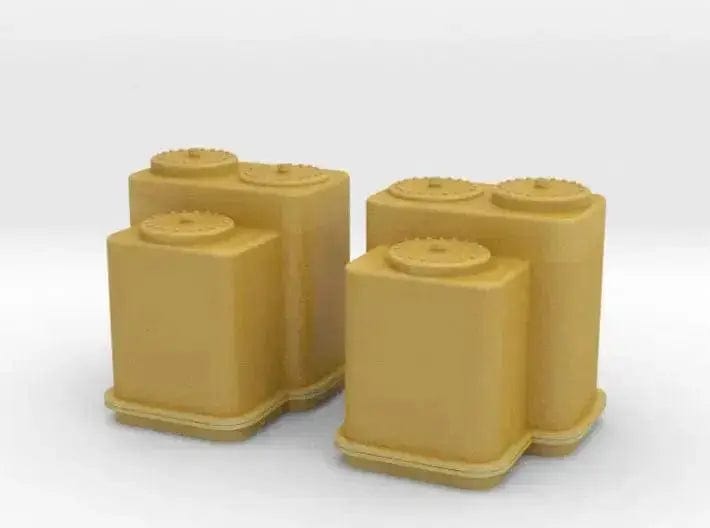 1/72 DKM Bismarck stern deck hatch 9 - distefan 3d print