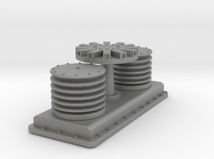 1/72 DKM Bismarck winch stern - distefan 3d print