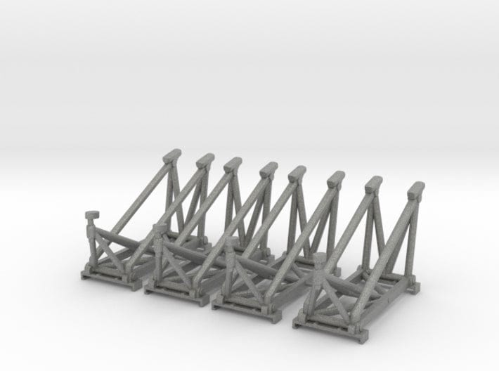 1/72 DKM Catapult Cradle SET x4 - distefan 3d print