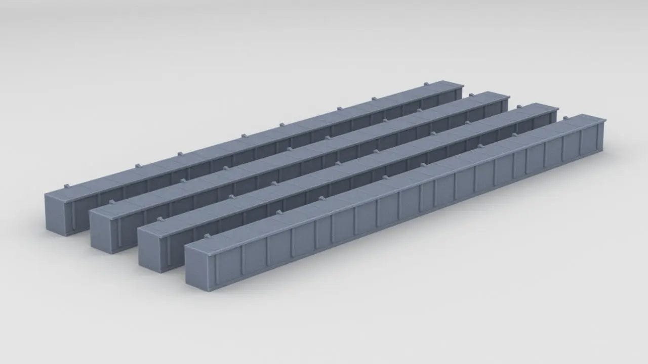 1/72 DKM Narvik Torpedo Box Set (4pcs) - distefan 3d print