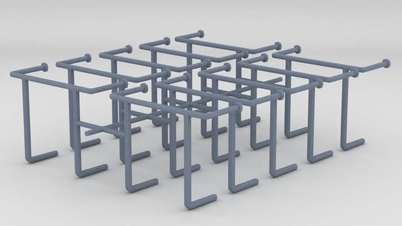 1/72 DKM Narvik Twin Life Raft Brackets Set (10pcs) - distefan 3d print
