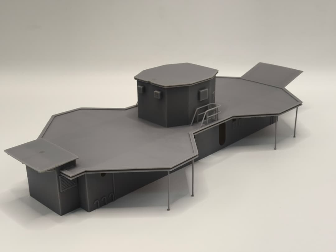 1/72 DKM Narvik Z37 Aft Superstructure - distefan 3d print