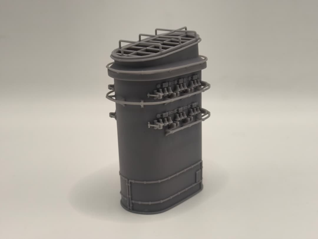 1/72 DKM Narvik Z37 Amidships Funnel Protosoon