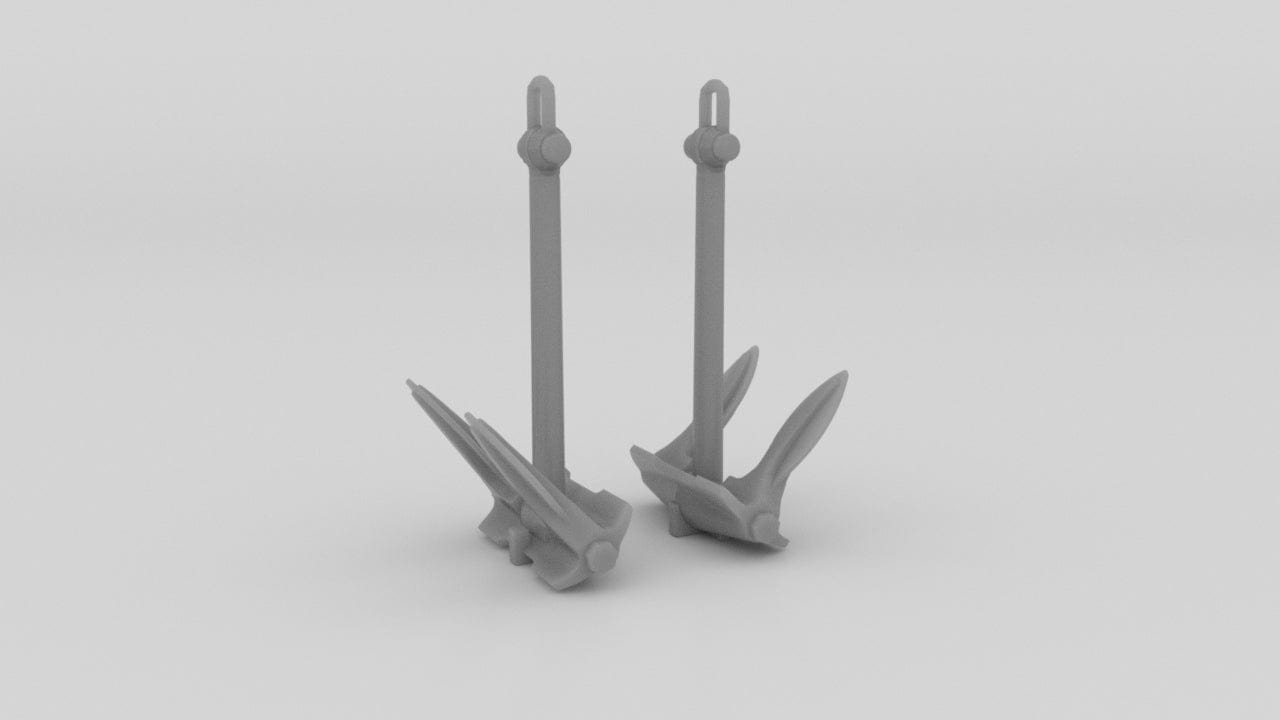 1/72 DKM Narvik Z37 Anchor Set - distefan 3d print