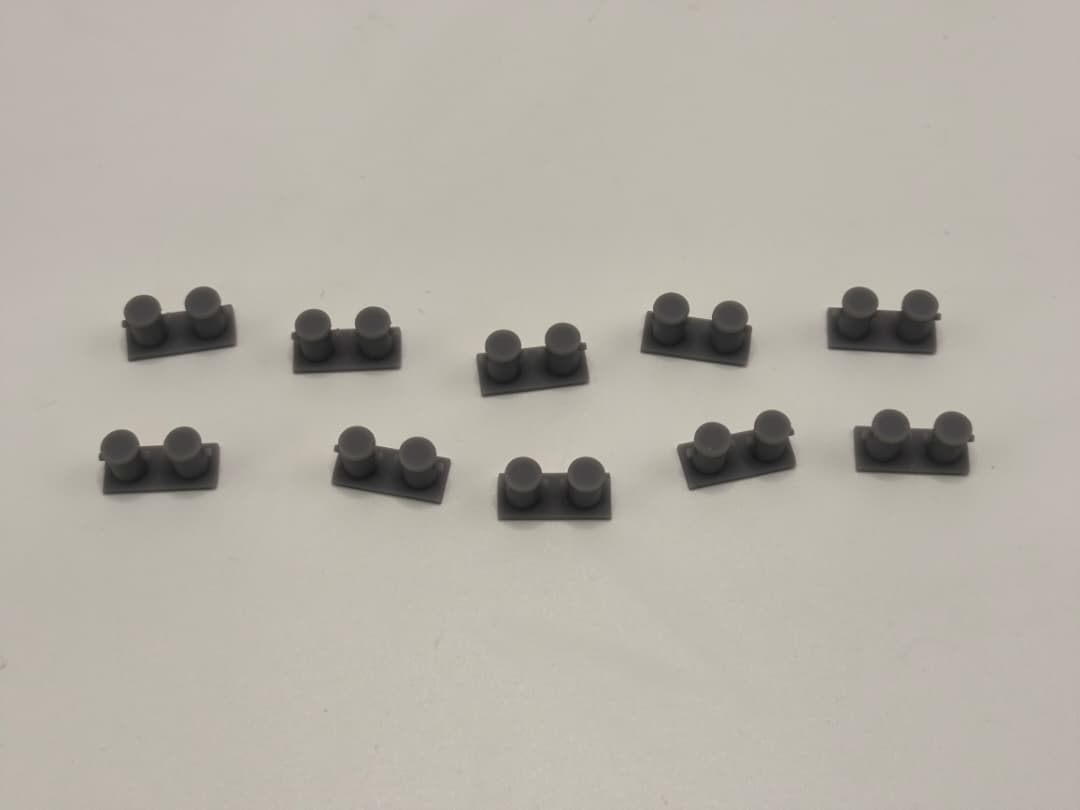 1/72 DKM Narvik Z37 Double Bitts w/ Horns Set (8pcs) Protosoon – alternate view