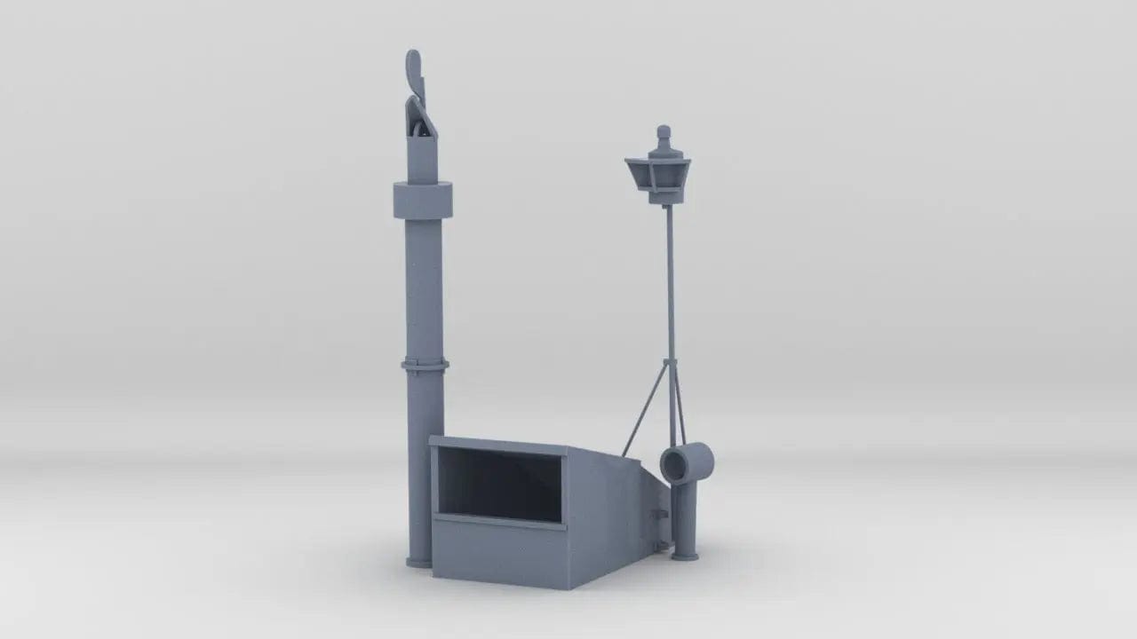 1/72 DKM Raumboote R-301 Aft Skylight Set - distefan 3d print