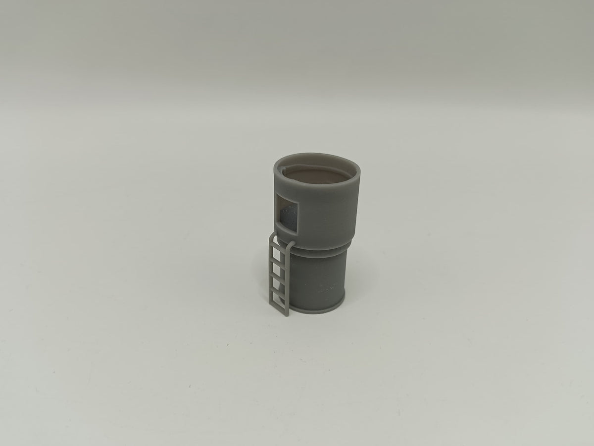 1/72 DKM Raumboote R-301 Amidships Deck 1 20mm Gun Tub - distefan 3d print
