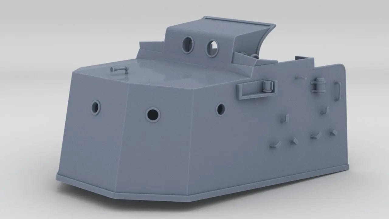 1/72 DKM Raumboote R-301 Bridge - distefan 3d print