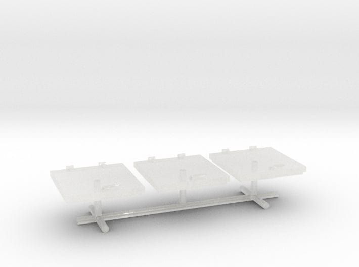 1/72 DKM Raumboote R-301 Hull Hatches Set 3d printed