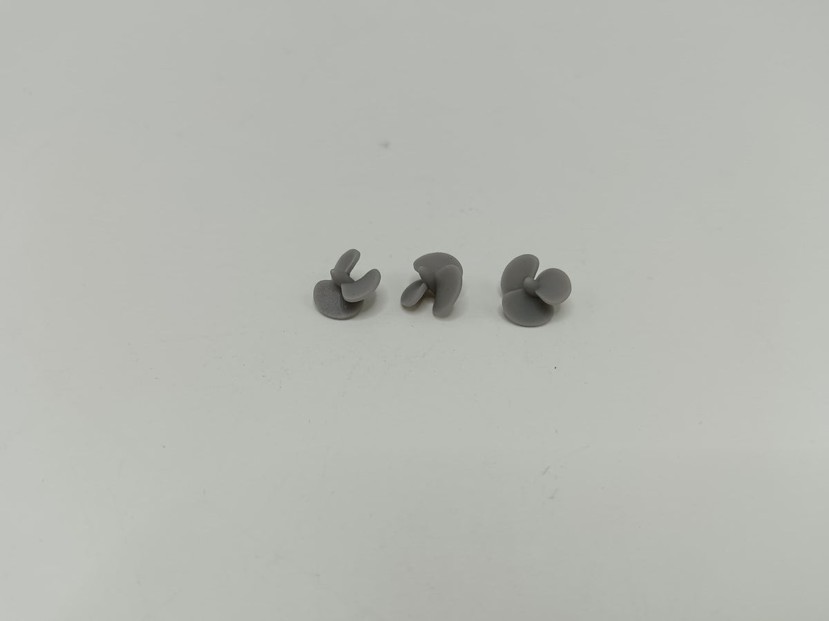 1/72 DKM Raumboote R-301 Propellers Set (3pcs) - distefan 3d print – alternate view