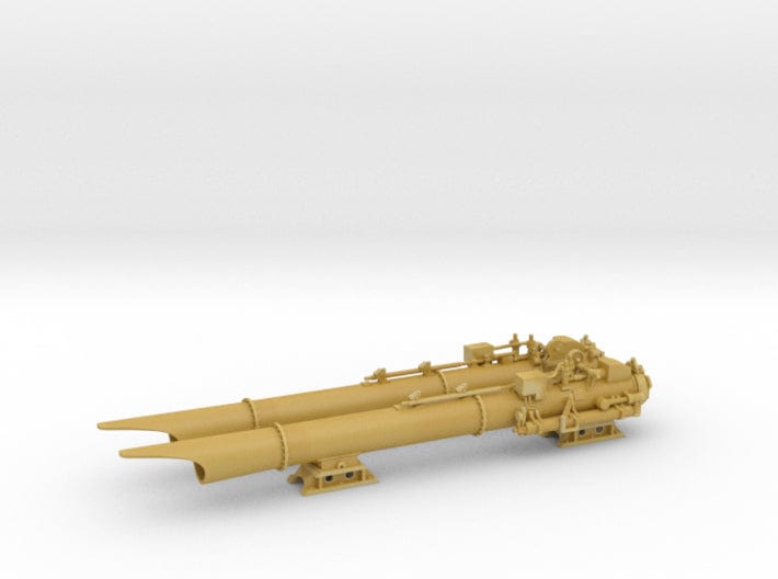 1/72 DKM Raumboote R-301 Torpedo Launchers Set 3d printed