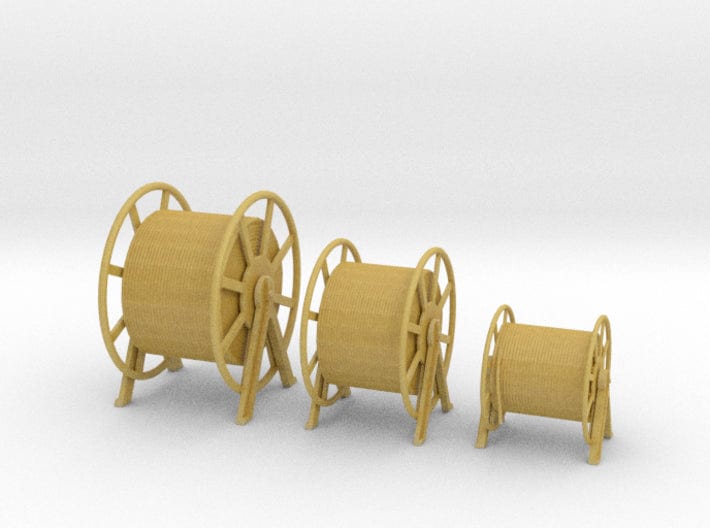 1/72 DKM rope barrels set 3pcs - distefan 3d print