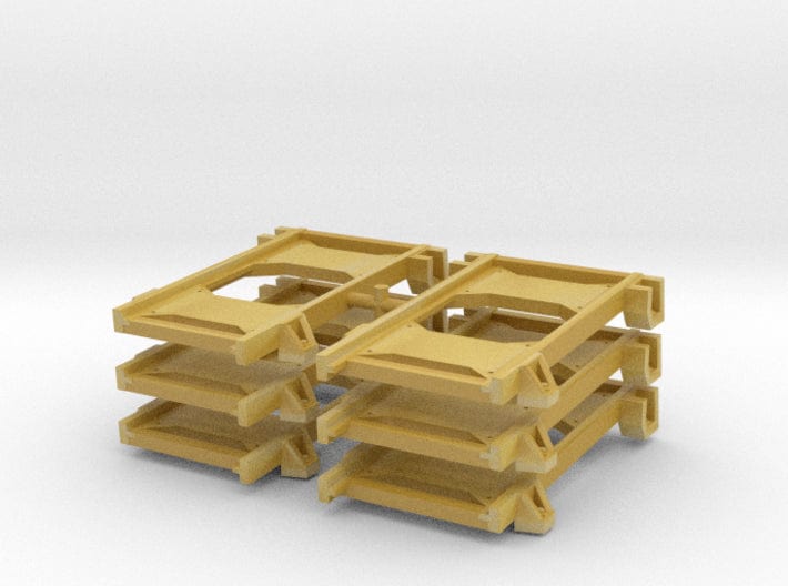 1/72 DKM Sboot stern depth charges racks set 6pcs - distefan 3d print