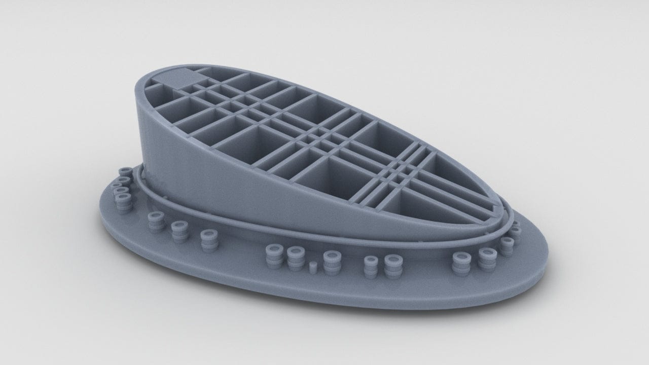 1/72 DKM Scharnhorst Funnel Cap - distefan 3d print