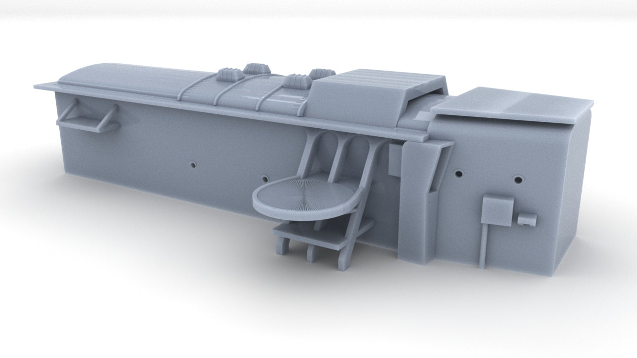 1/72 DKM Scharnhorst Hangar 3dspro