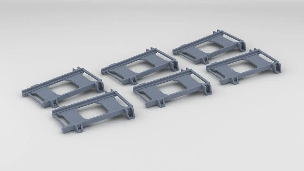 1/72 DKM Schnellboot Stern Depth Charges Racks Set (6pcs) - distefan 3d ...