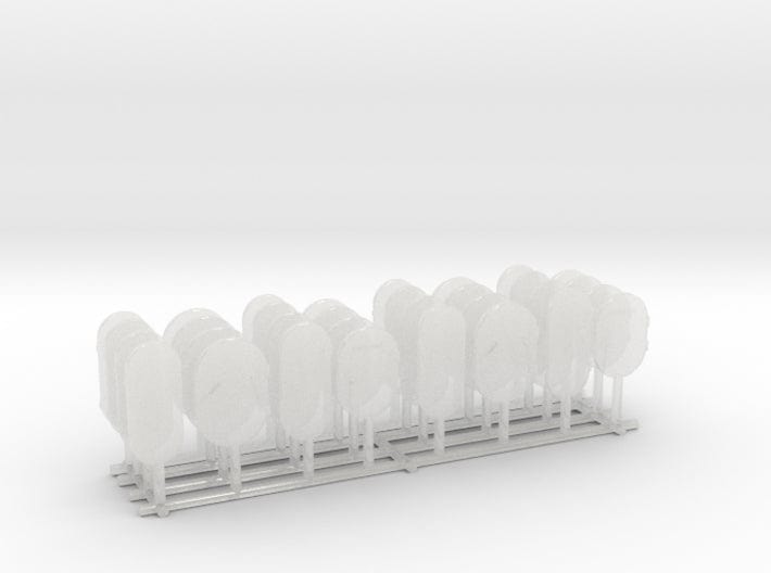 1/72 DKM side scuttles set 32pcs - distefan 3d print